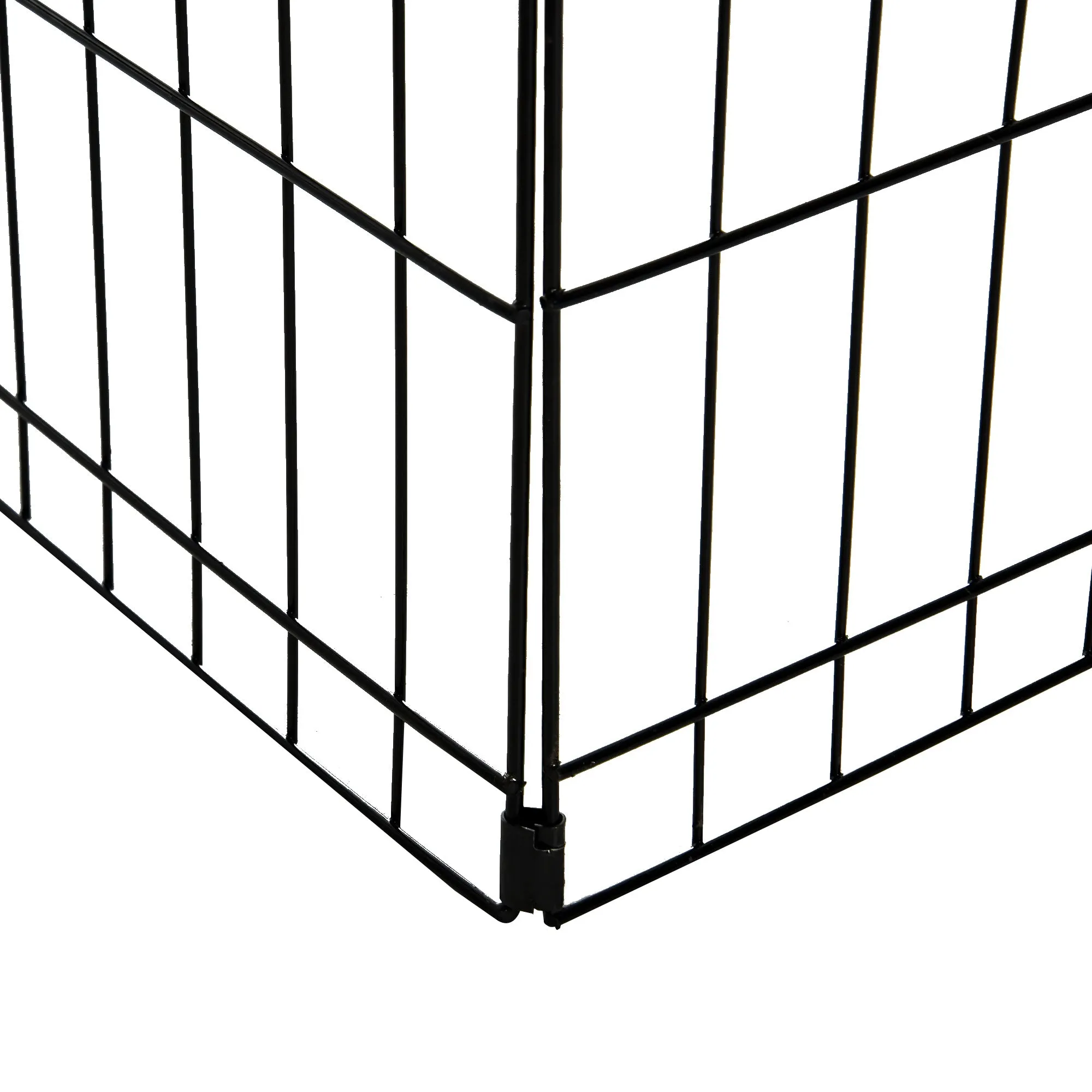 24" 8 Panel Foldable Metal Pet Playpen