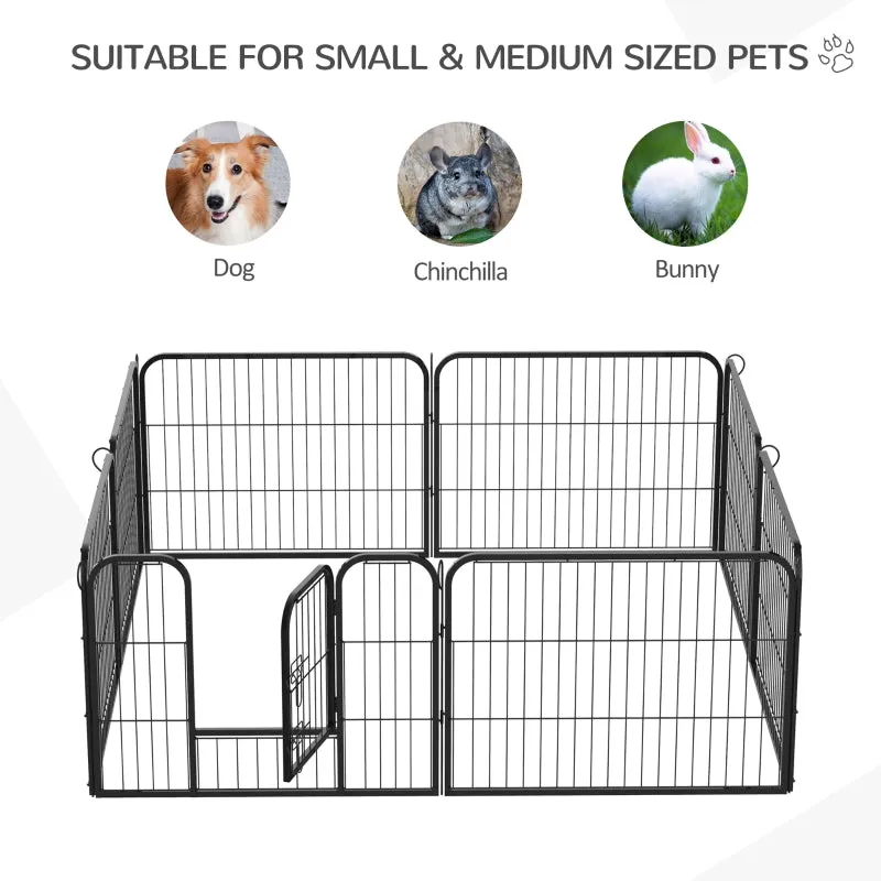 24" 8 Panel Metal Pet Playpen