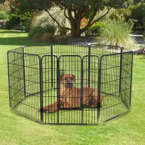 24" 8 Panel Metal Pet Playpen