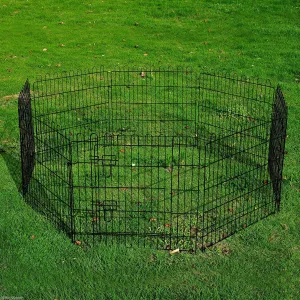 30" 8-Panel Metal Pet Playpen