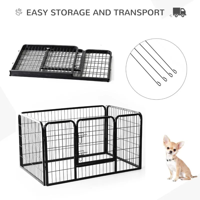 49" 8 Panel Metal Pet Playpen