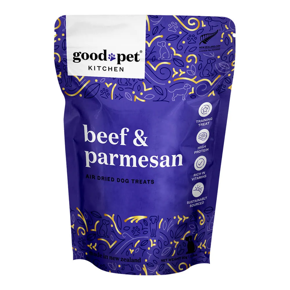 Beef & Parmesan Air Dried Dog Treats, 2.8 oz