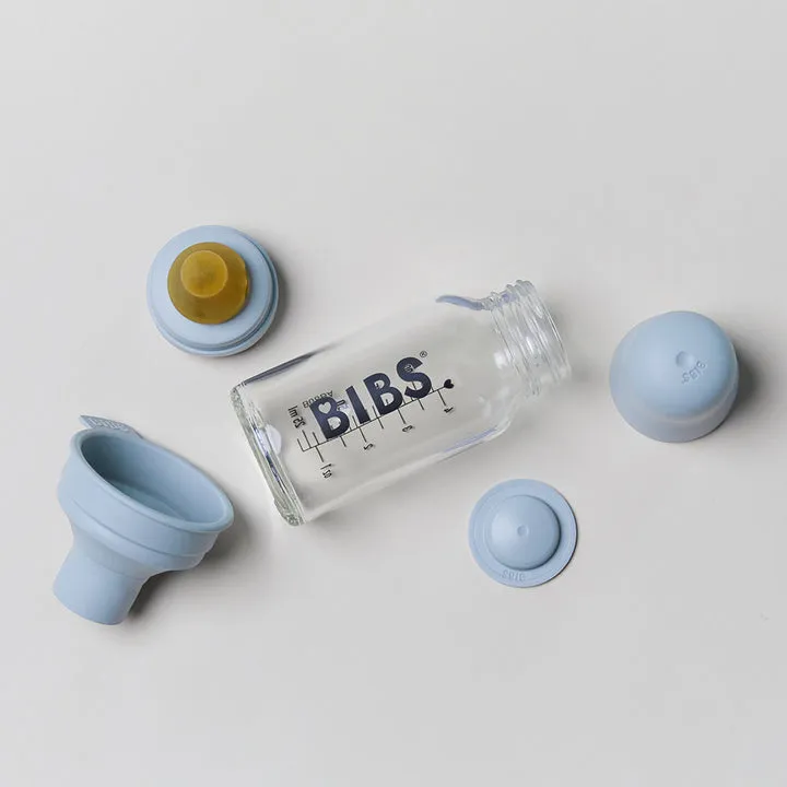 BIBS Baby Glass Bottle Complete Set Latex 110ml