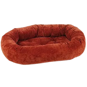 Bowsers Donut Dog Bed Microvelvet Cherry Bones