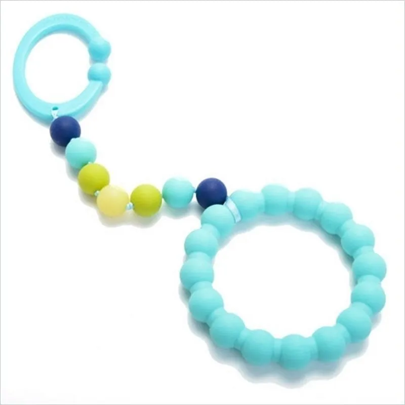 Chewbeads Baby Gramercy Stroller Toy in Turquoise