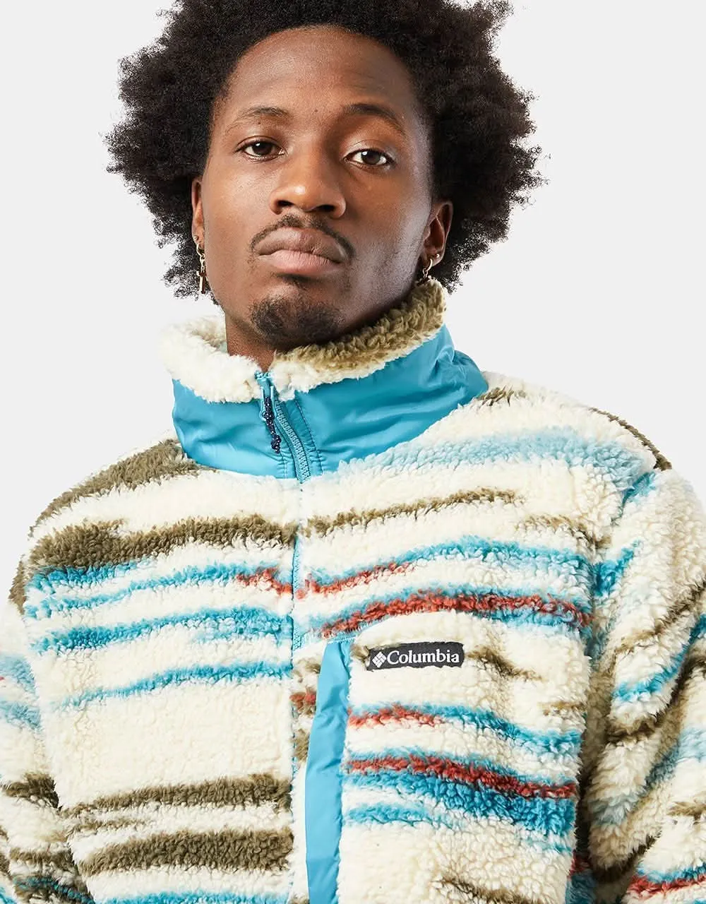 Columbia Winter Pass™ Print Full Zip Fleece - Chalk Skyscape Print