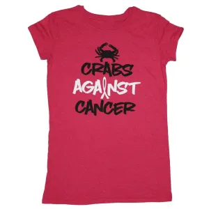 Crabs Against Cancer (Pink Sparkle) / Ladies Shirt