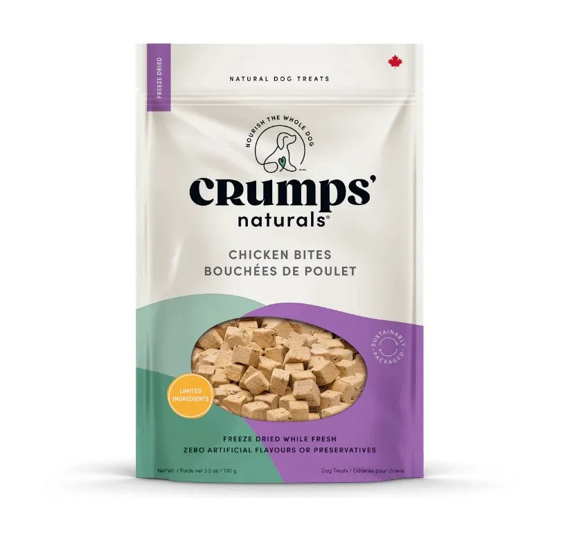 Crumps' Naturals Dog Treats: Chicken Bites