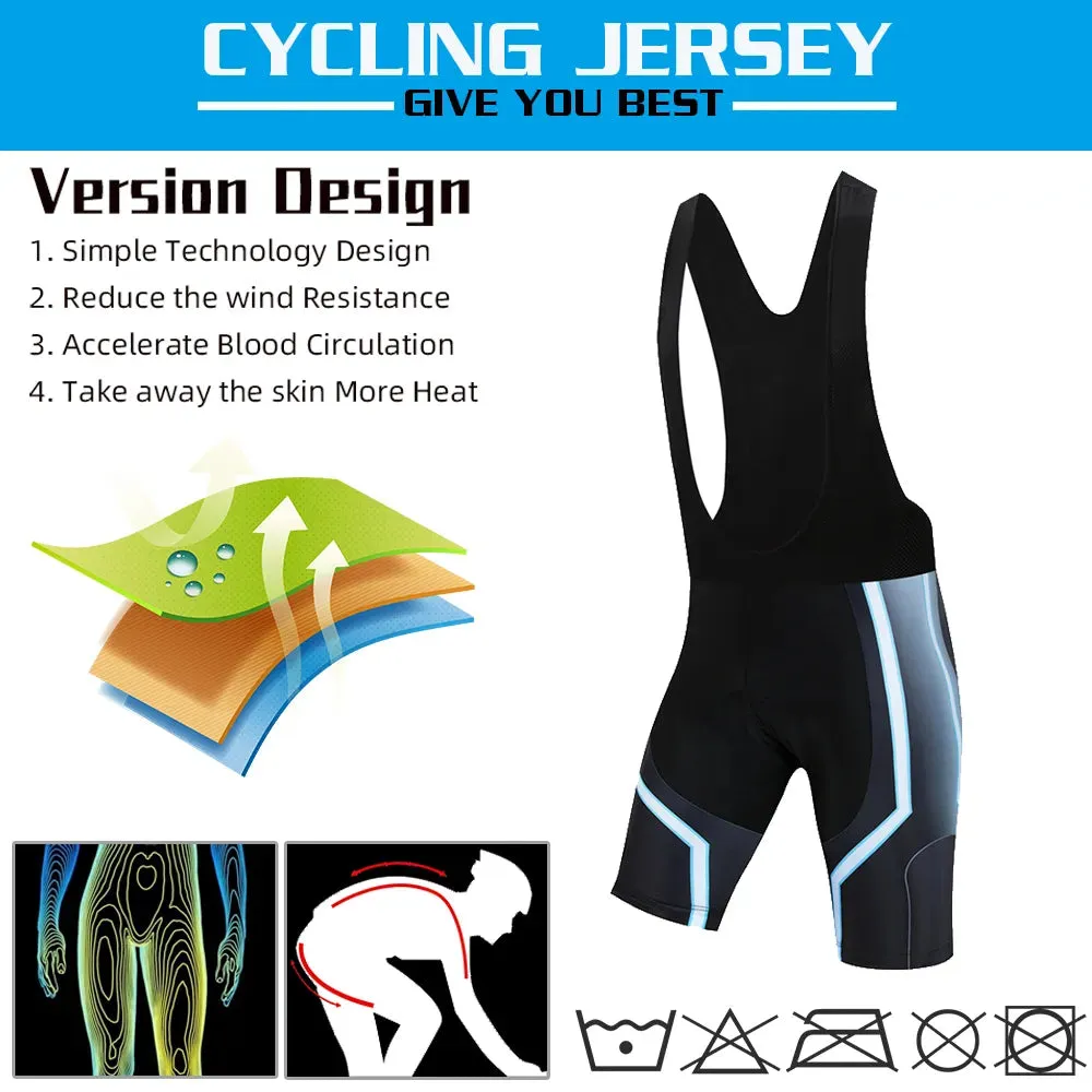 Cycling Jersey Set 2023 Men Summer Cycling Clothing Road Bike Shirts Suit Bicycle Bib Shorts MTB Ropa Ciclismo Maillot