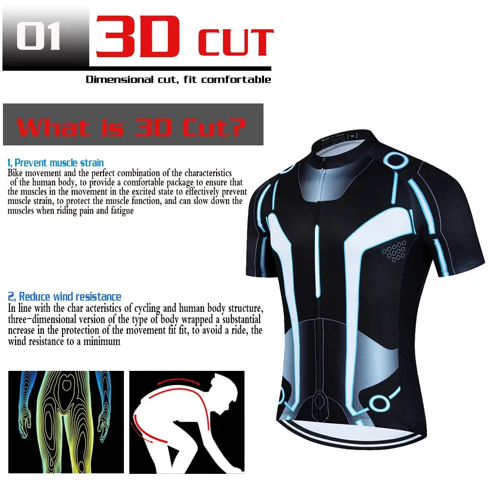 Cycling Jersey Set 2023 Men Summer Cycling Clothing Road Bike Shirts Suit Bicycle Bib Shorts MTB Ropa Ciclismo Maillot