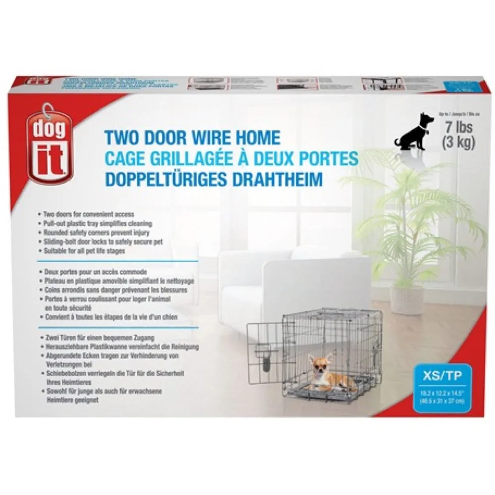 Dogit Two Door Wire Home Crate