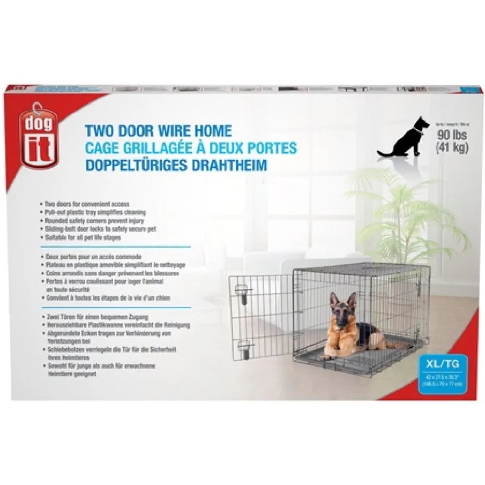 Dogit Two Door Wire Home Crate