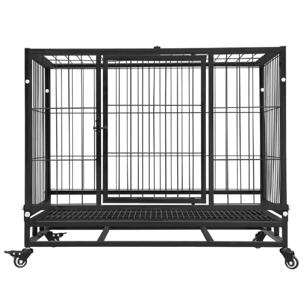 Floofi Dog Cage With Wheels 46" FI-PC-132-XD