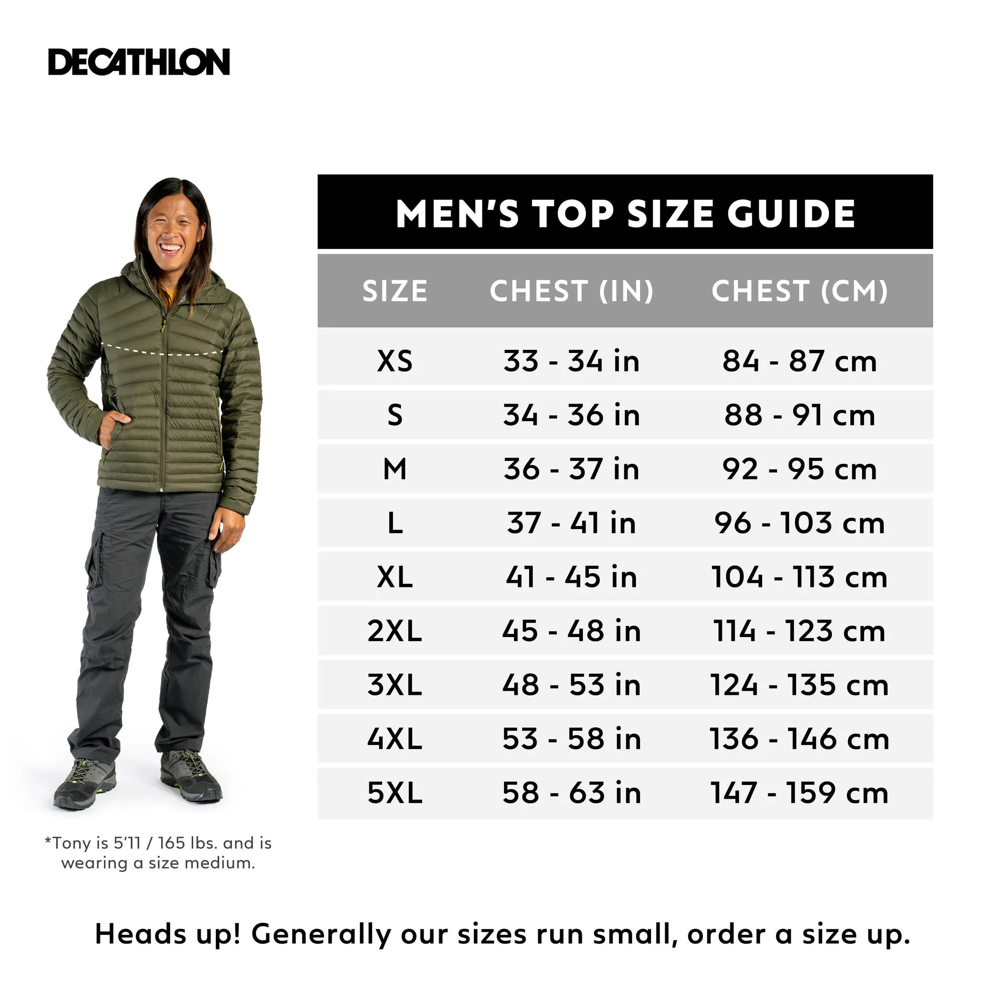 Forclaz Men's MT100 Hooded Down Puffer Jacket