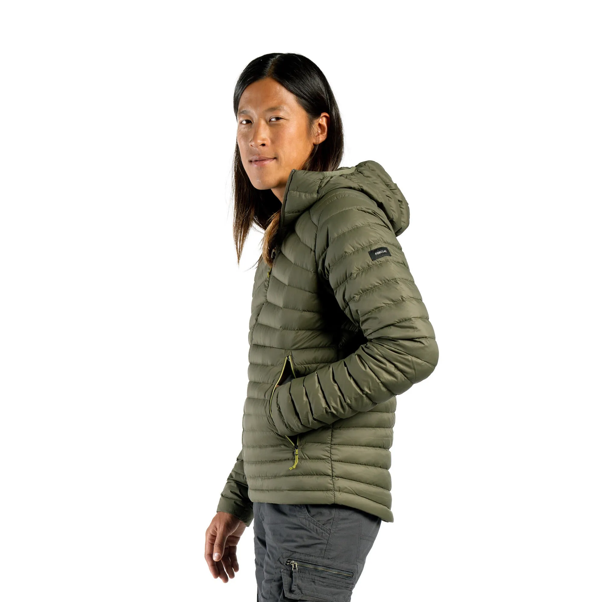 Forclaz Men's MT100 Hooded Down Puffer Jacket