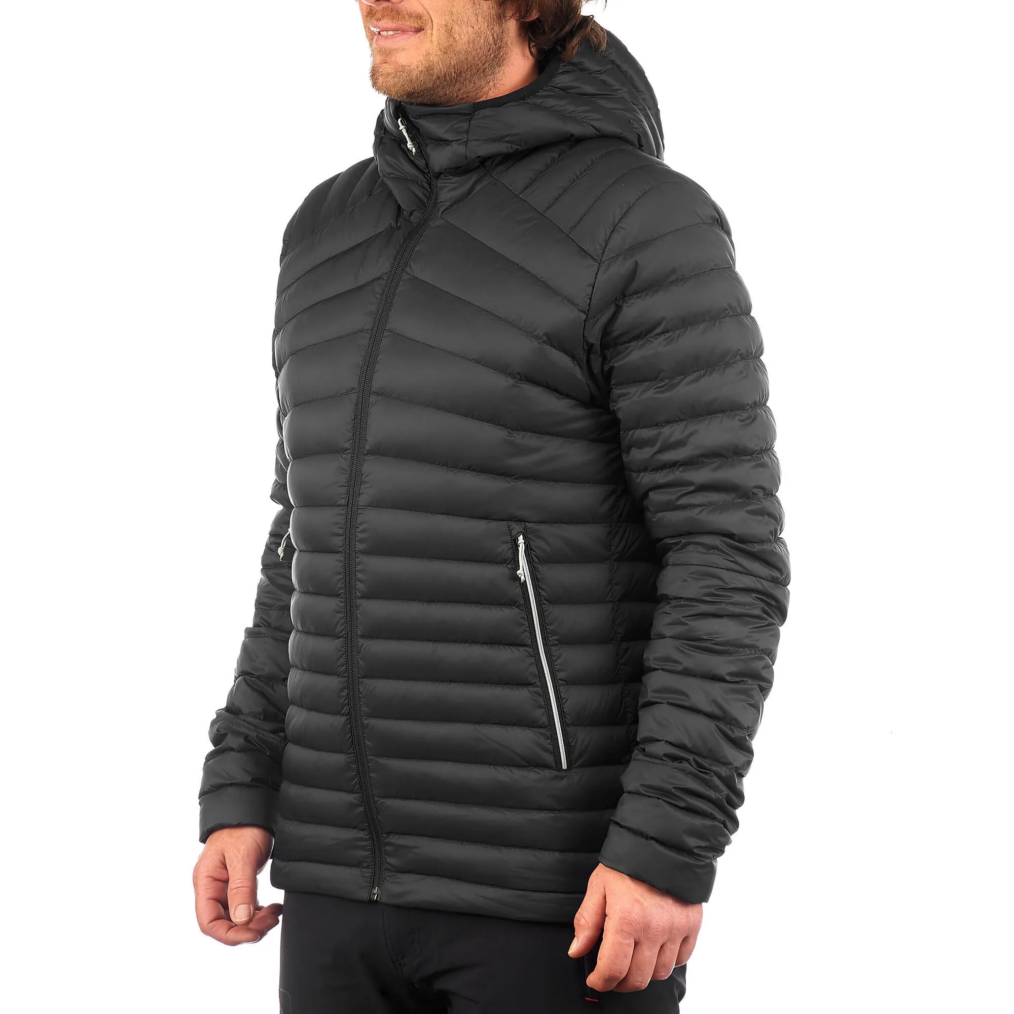 Forclaz Men's MT100 Hooded Down Puffer Jacket