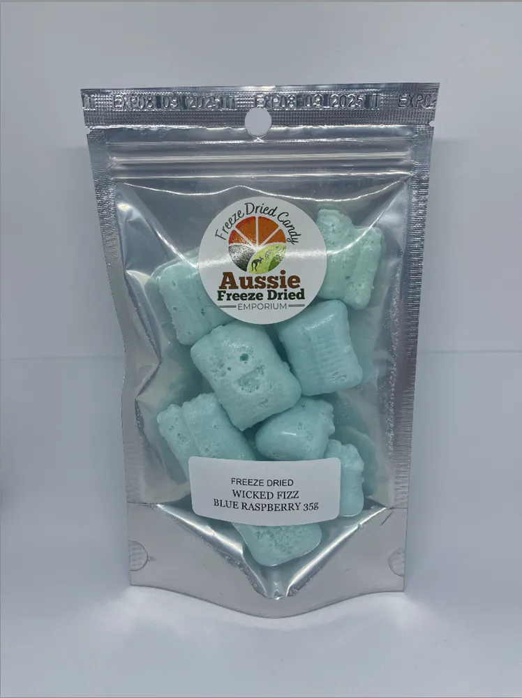 Freeze Dried Blue Raspberry Wicked Fizz 35g