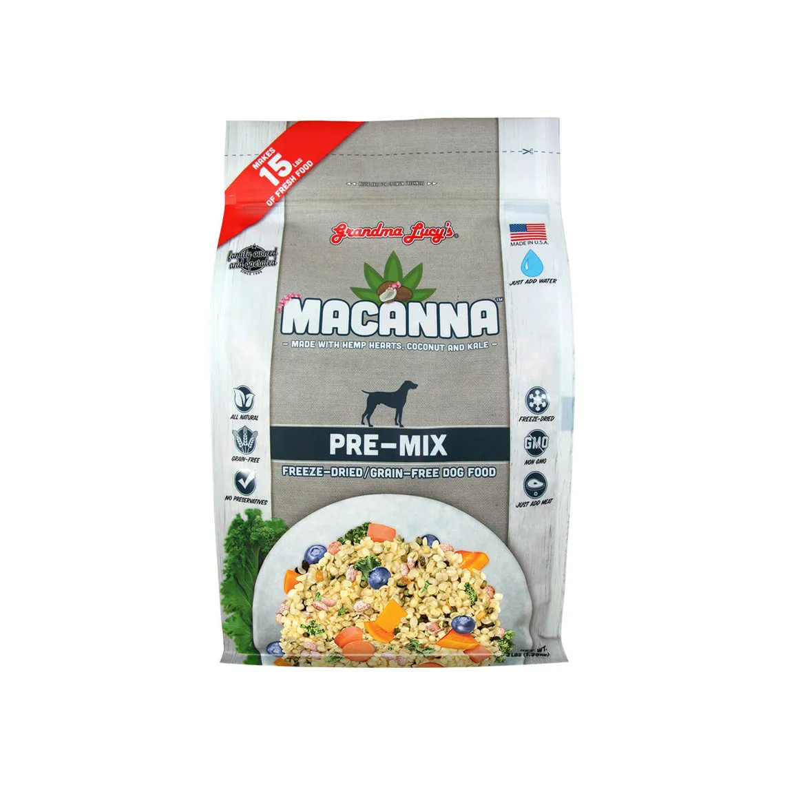 Grandma Lucy's Macanna Freeze Dried Dog Food