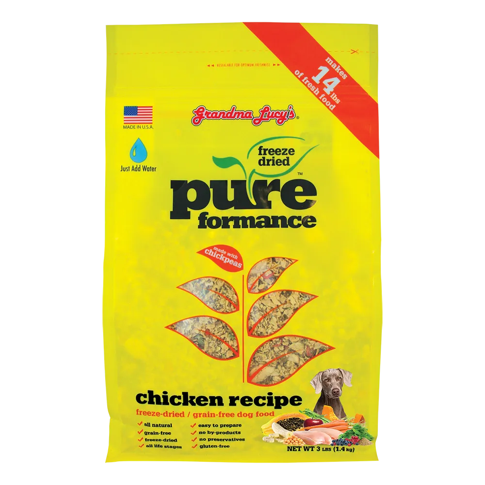 Grandma Lucy's PureFormance Freeze-Dried Chicken Recipe 3lb