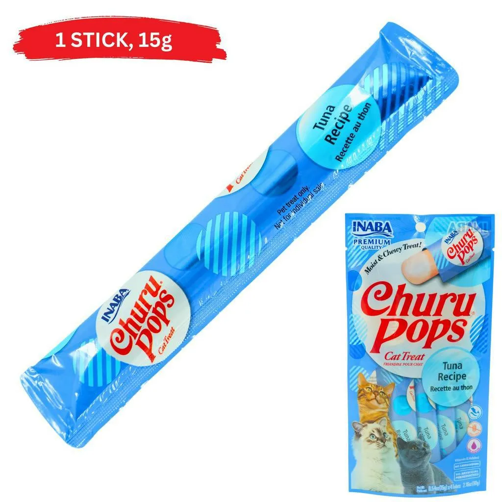 Inaba Churu Jelly Pops Wet Cat Treats 1 Stick, Grain-Free Ciao