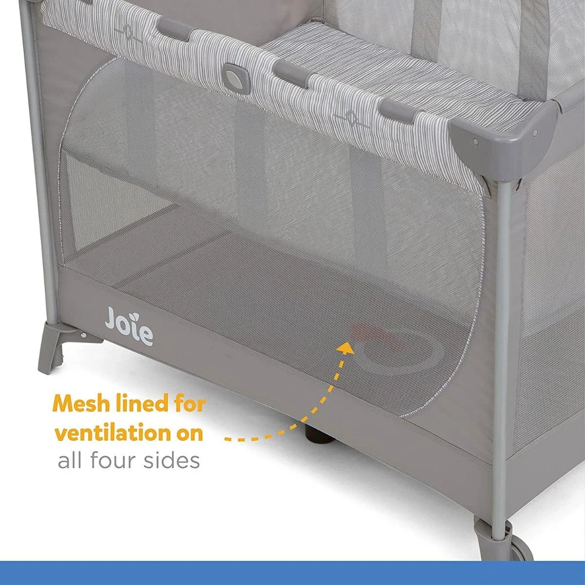 Joie Commuter Change & Bounce Baby Cot Nature's Alphabet - Playard For Ages 0-3 Years