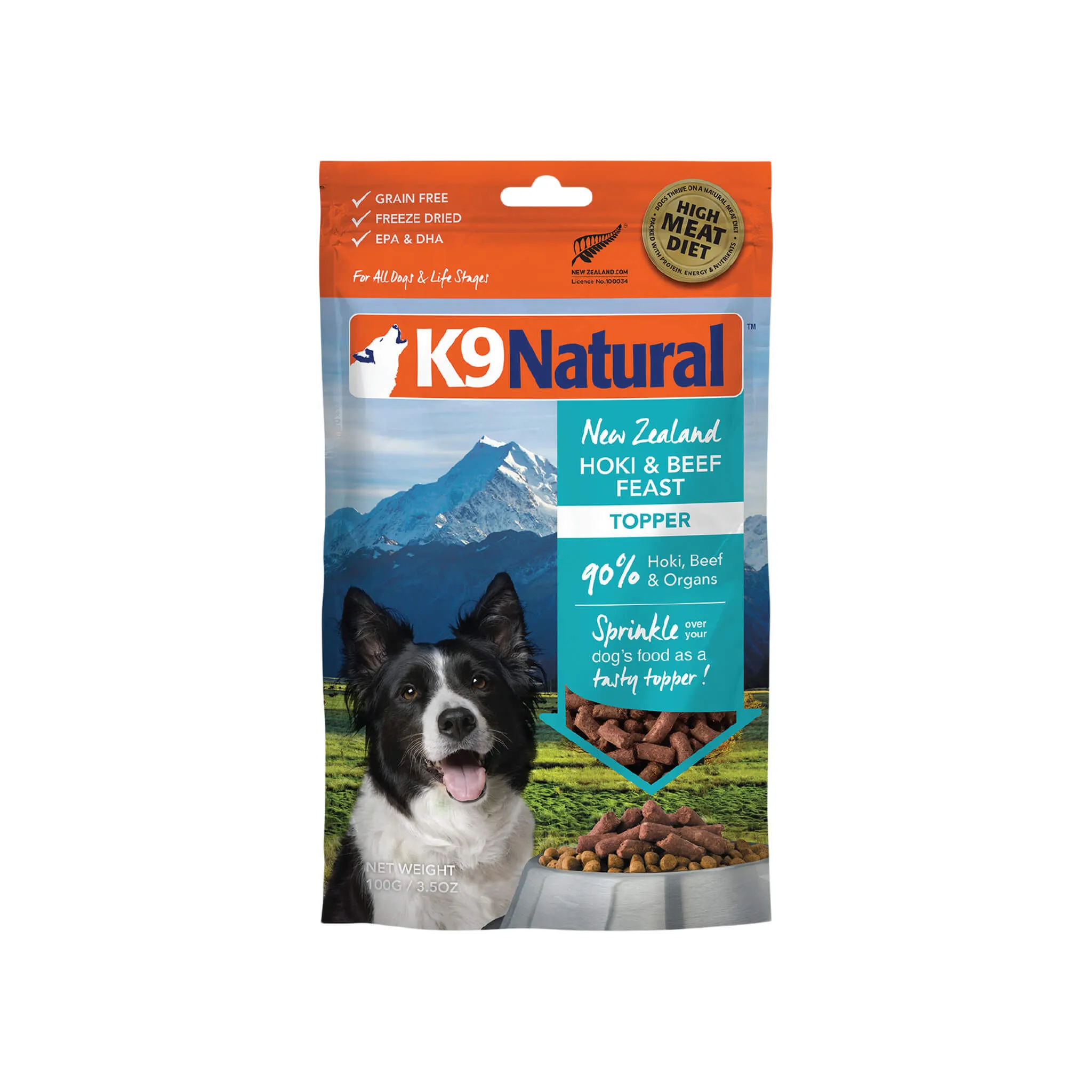 K9 Natural Freeze Dried Dog Food Toppers