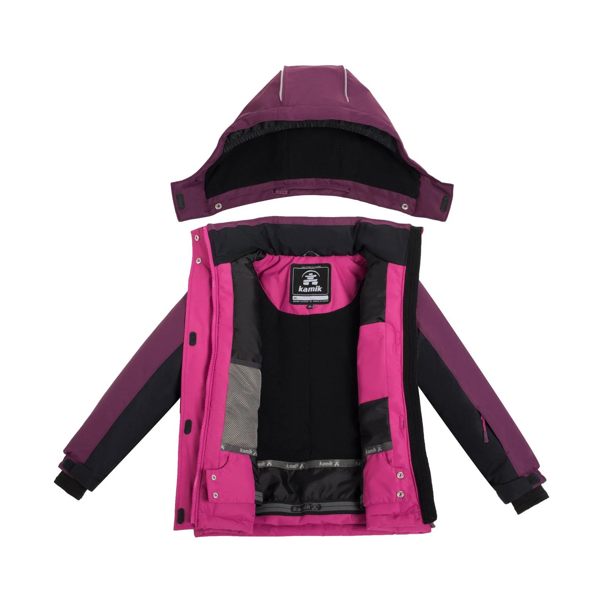 Kamik Kids' Evie Jacket - Magenta/Grape