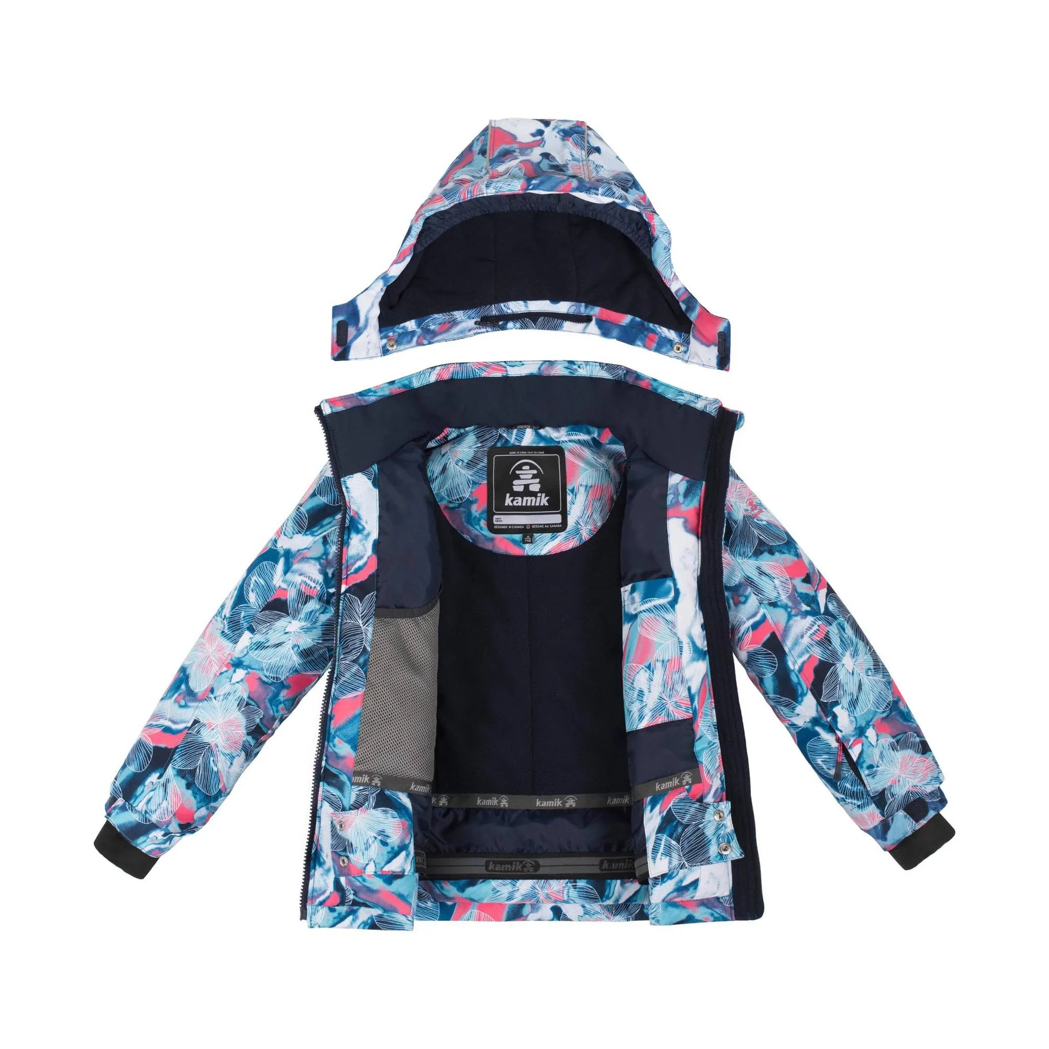 Kamik Kids' Tallie Floressence Jacket - Mykonos