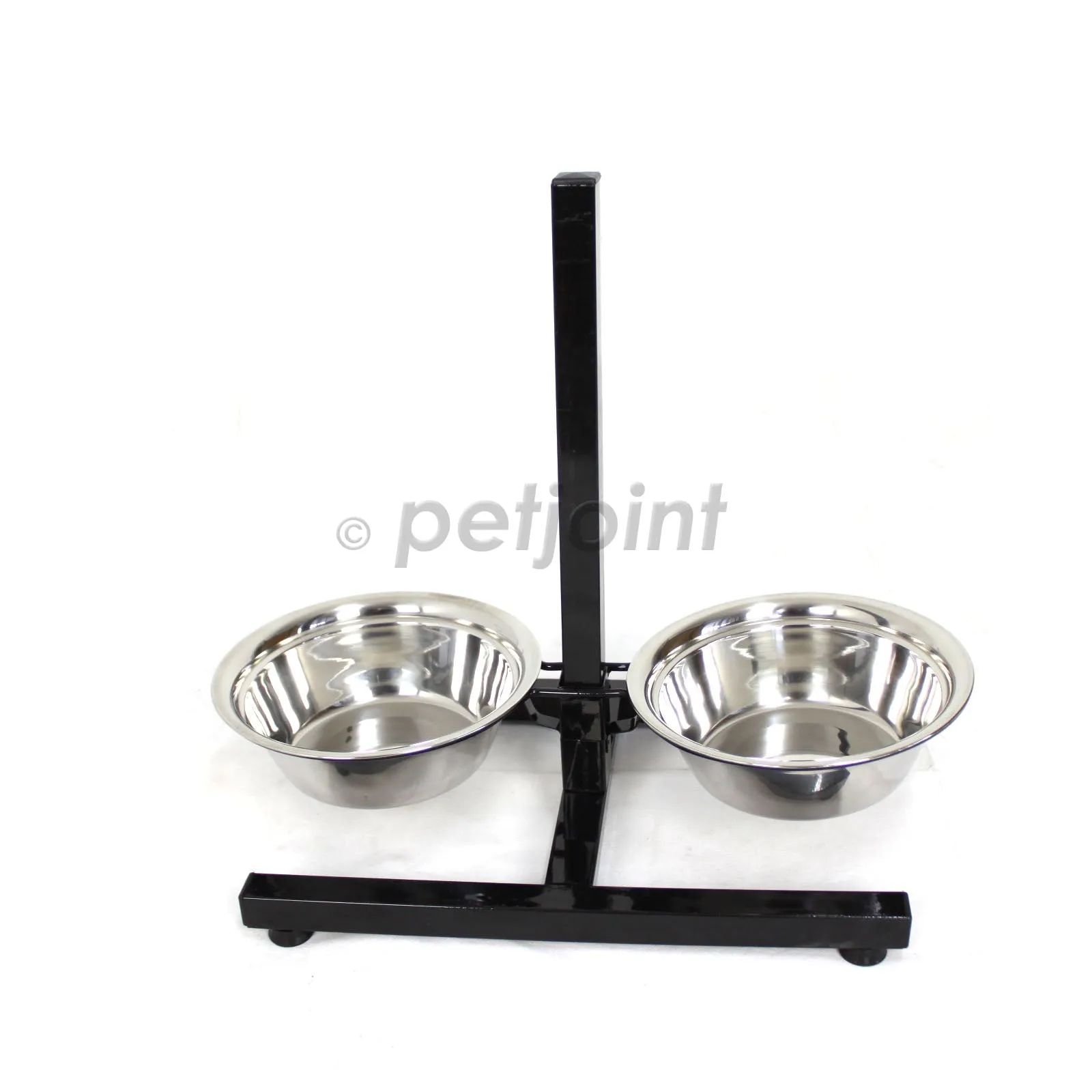 Large Raised Pet Dog Food Bowls Adjustable Height for Boxer