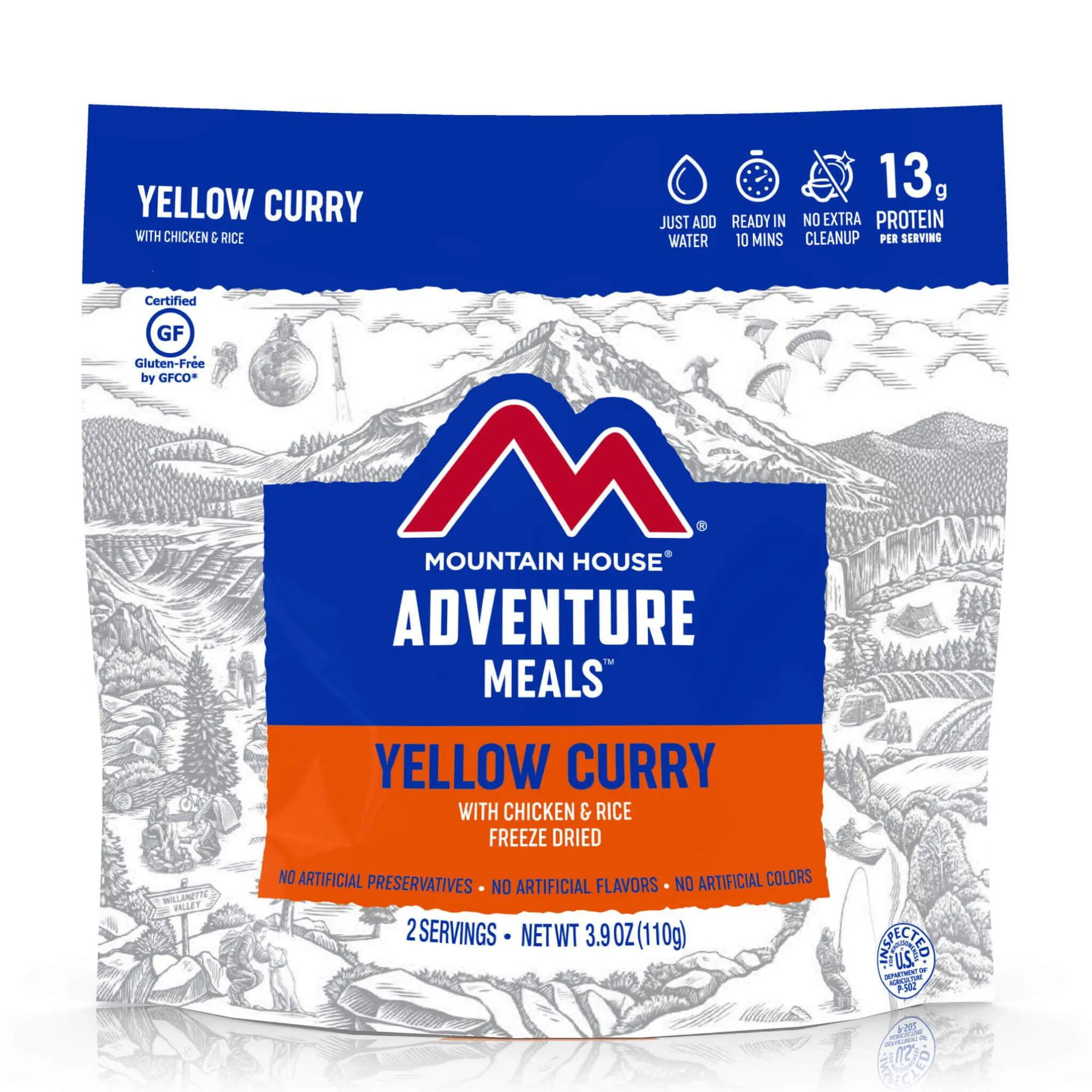 Mountain House Yellow Curry with Chicken and Rice 2021 -(GF)