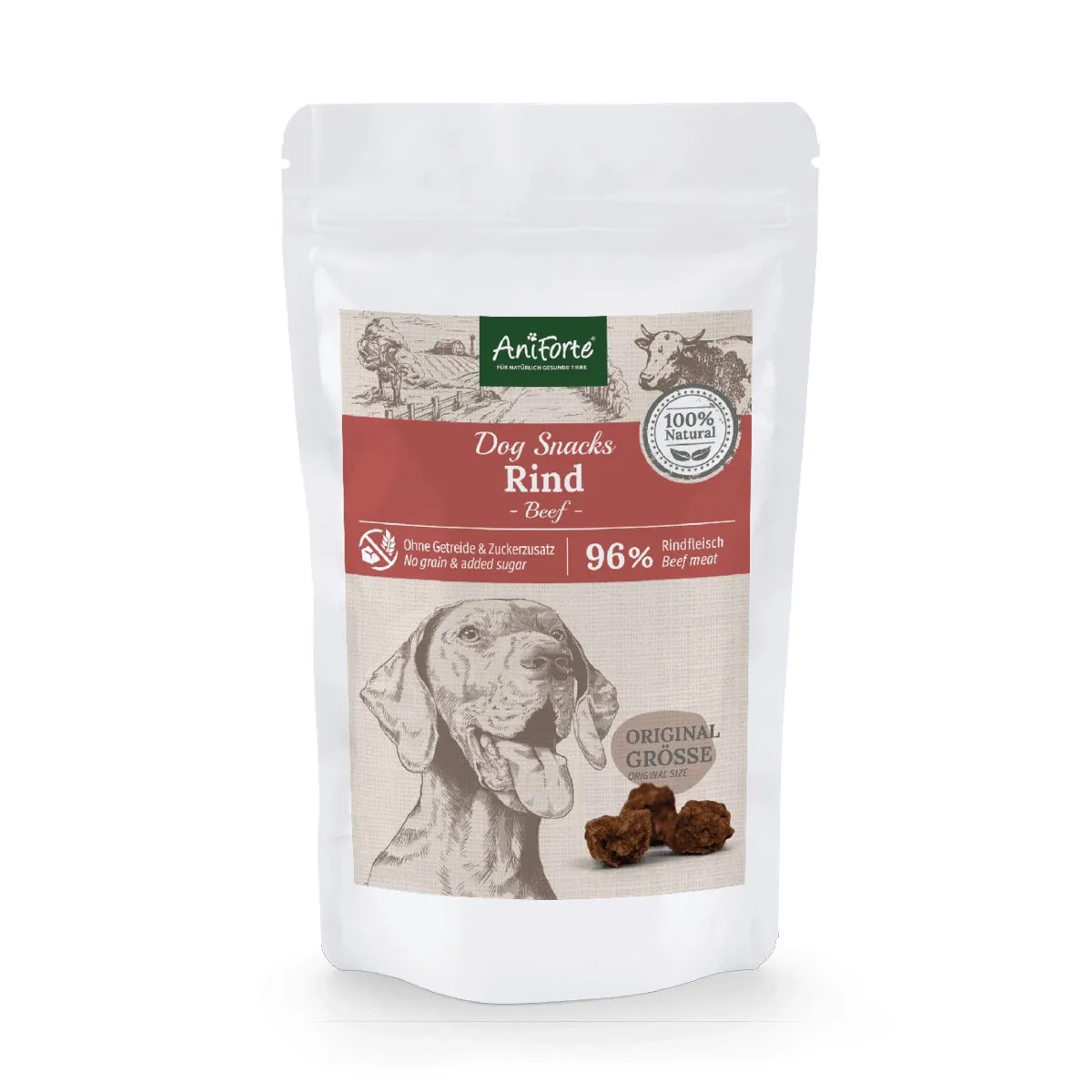 Natural Dog Snacks with Beef - 150g