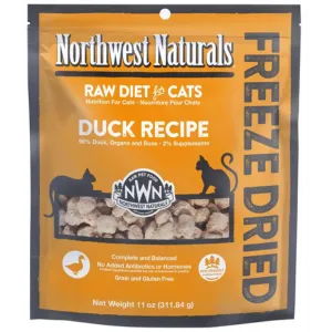 Northwest Naturals Freeze-Dried Duck Nibbles Cat Food 11 oz