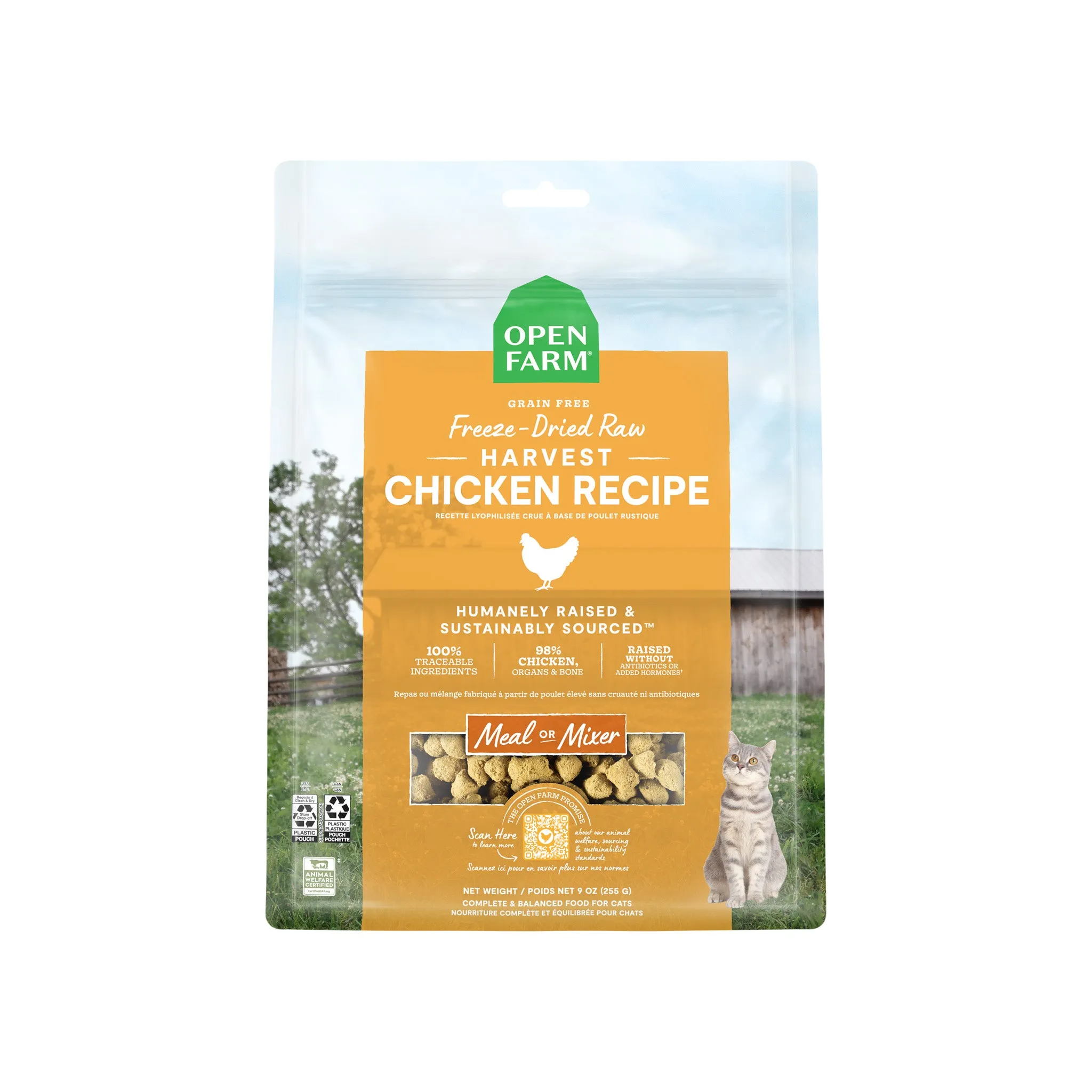 Open Farm Freeze Dried Raw Cat Food