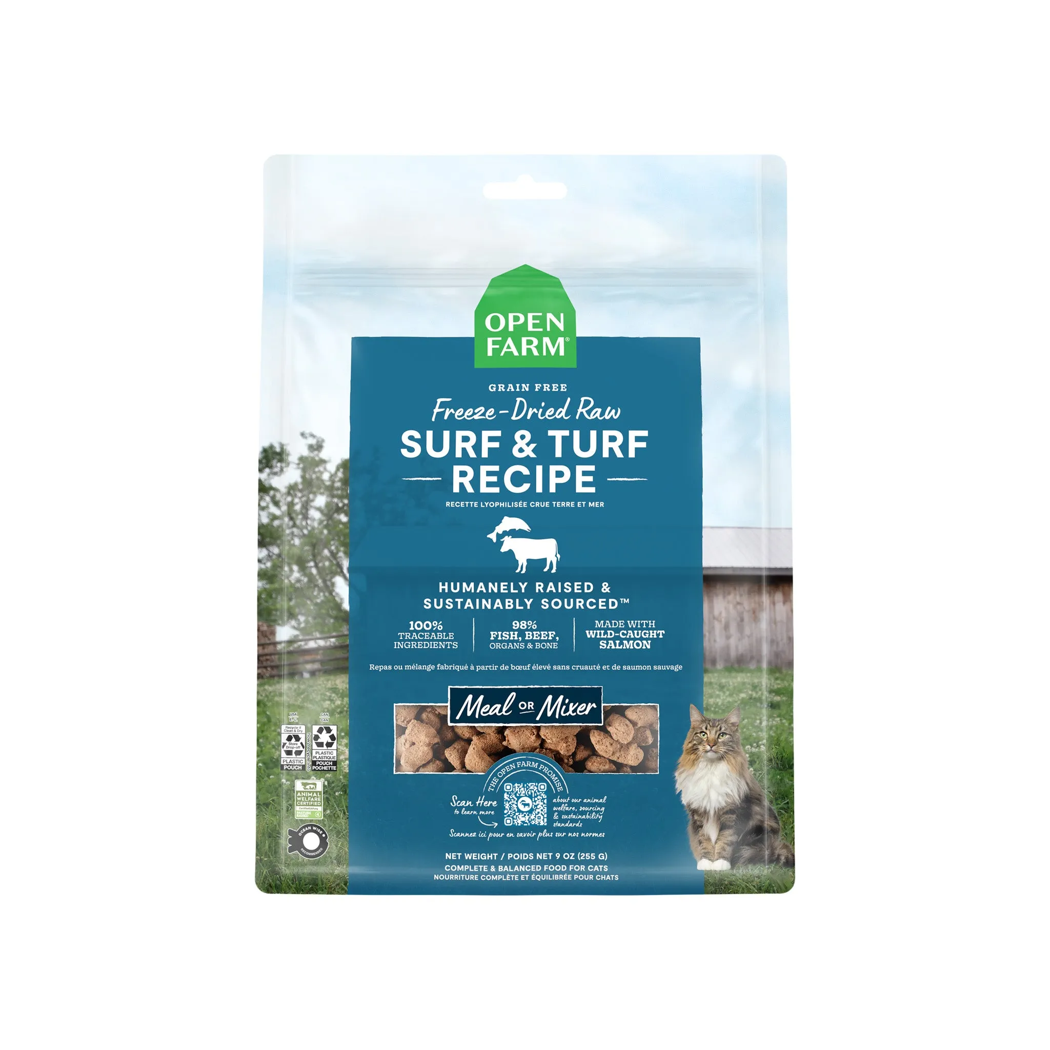 Open Farm Freeze Dried Raw Cat Food