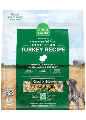 Open Farm - Freeze Dried Raw Dog Food - Turkey Morsels