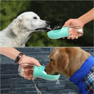 Portable Pet Dog Travel Water Bottle For Small Large Dogs Puppy Cat Drinking Bowl Bulldog Chihuahua Terrier etc Water Dispenser Feeder 350/550ML