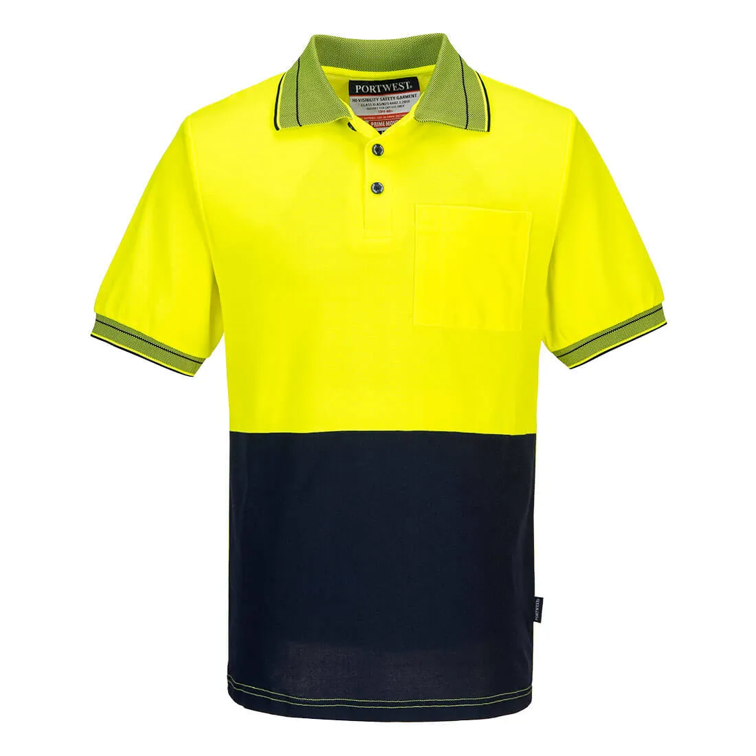 Portwest Hi-vis Cotton Comfort Polo Shirt  S/S (MP210)