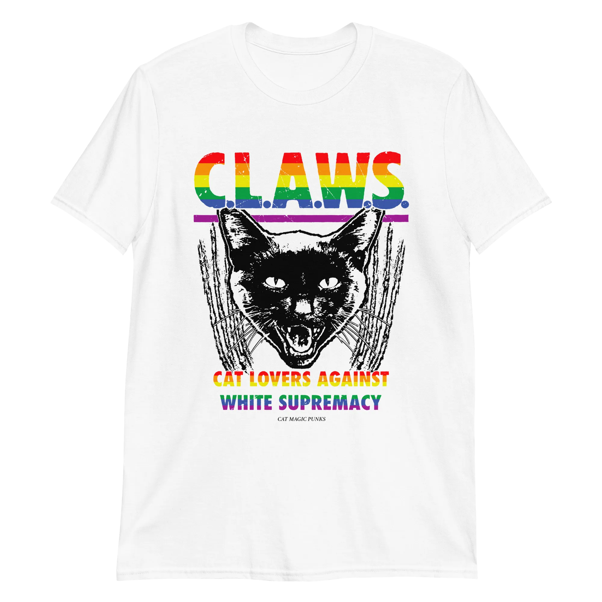 Pride CLAWS Unisex Shirt (White, Gray)