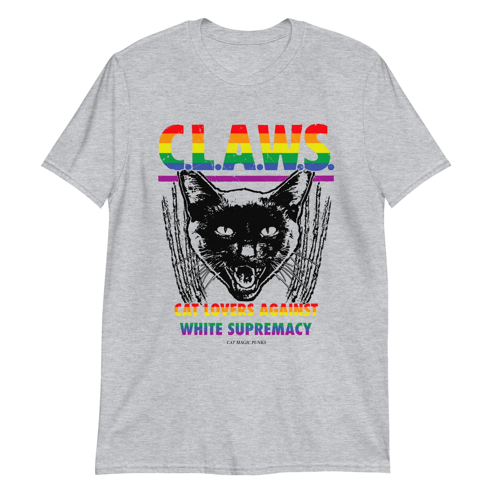 Pride CLAWS Unisex Shirt (White, Gray)