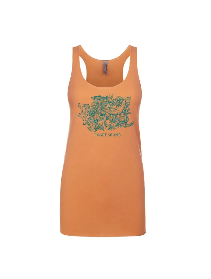 Puget Sound · Triblend Racerback Tank