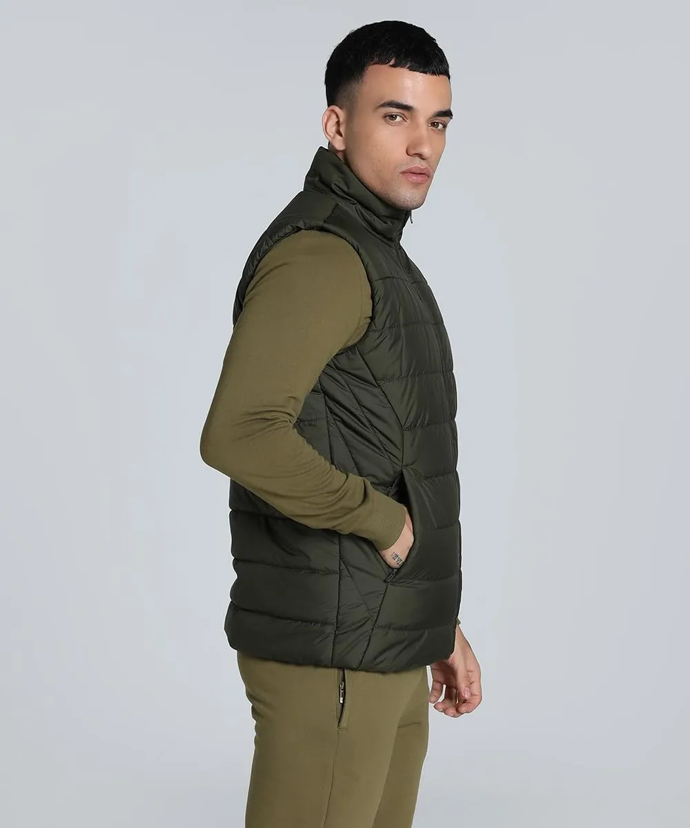 Puma Men's A-Line Coat (848939_Dark Olive