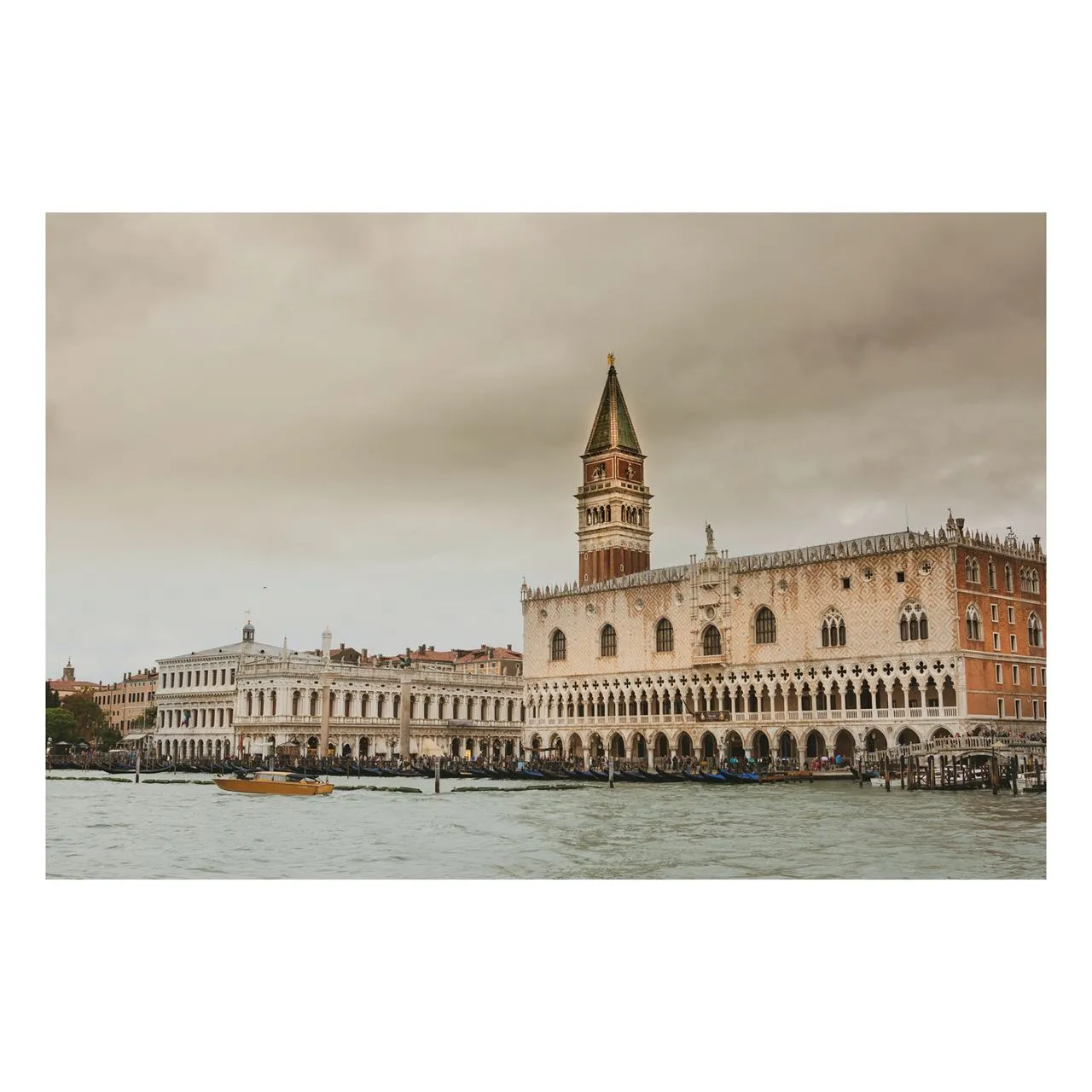 "Approaching Venice for the First Time" | Matted Print