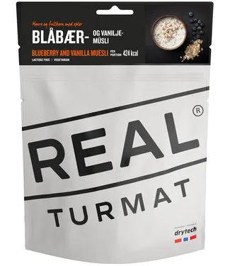 Real Turmat Blueberry and Vanilla Muesli