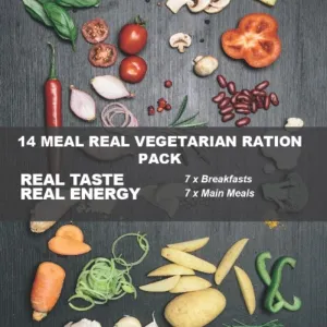 Real Turmat Vegetarian 14 Meal Ration Pack