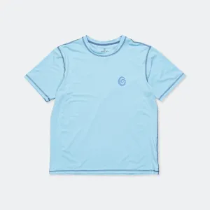 Sidecar Pique Active Tee - Sky