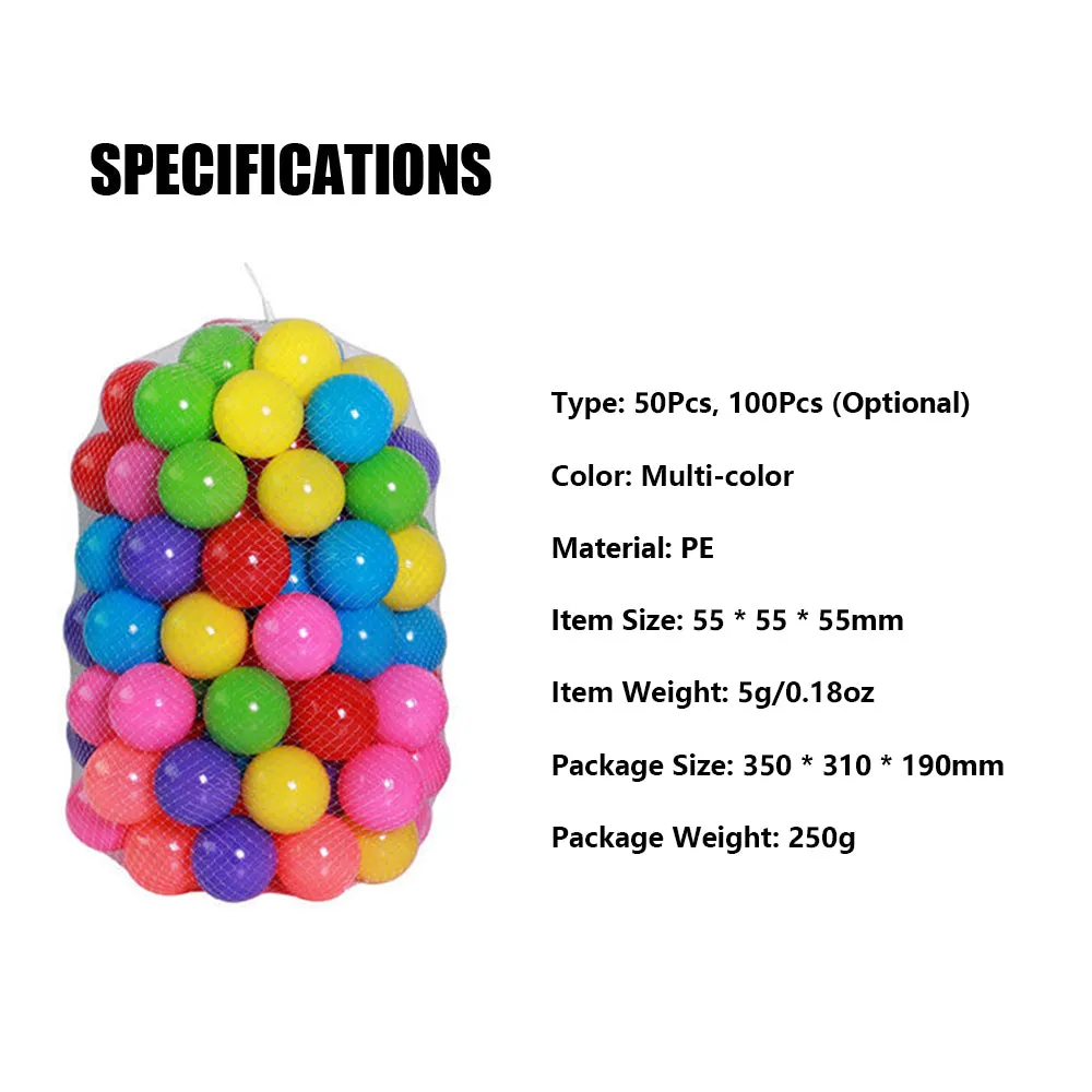 Soft Thickened Plastic Pit Balls