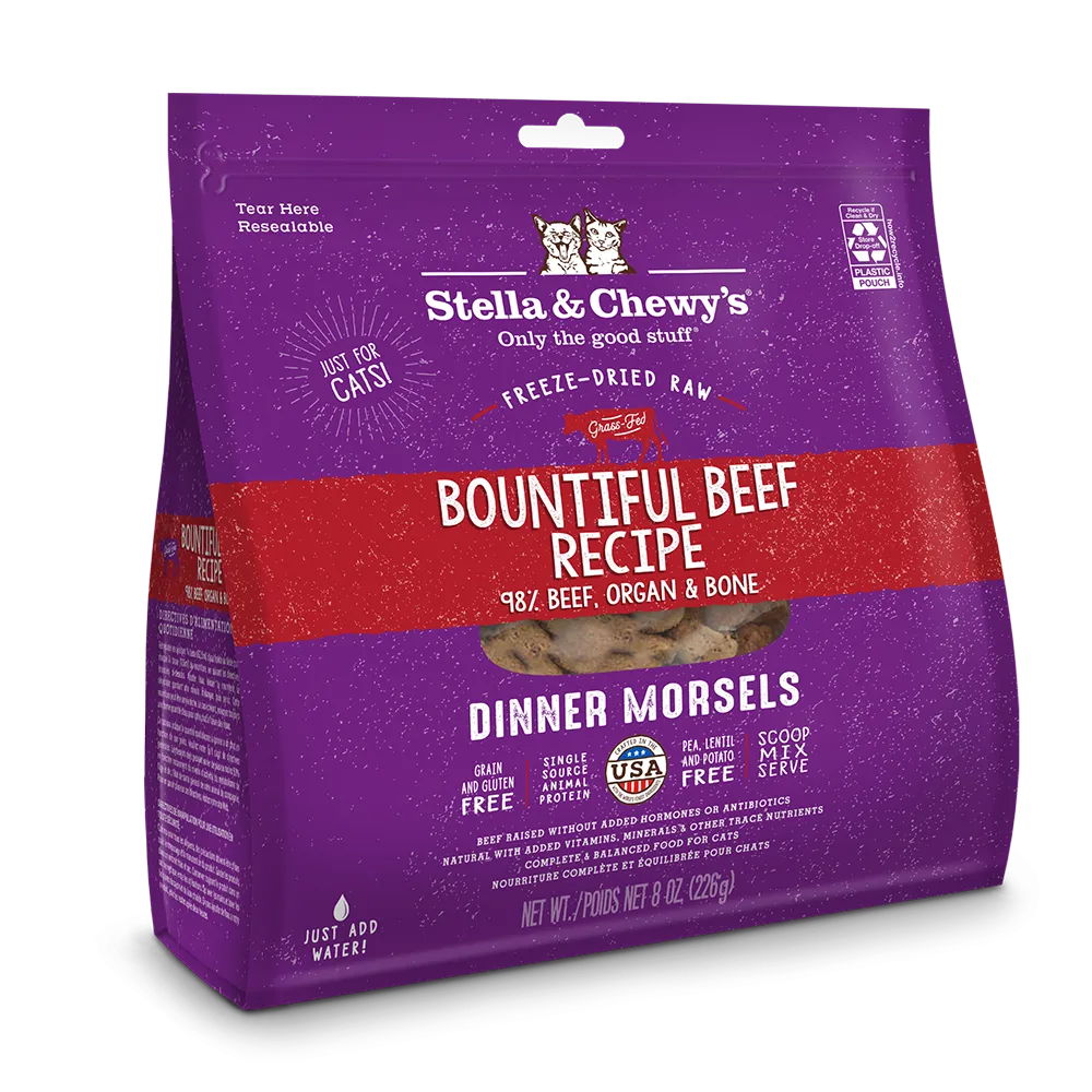 Stella & Chewy's Cat Freeze-Dried Dinner Morsels - Bountiful Beef 8oz