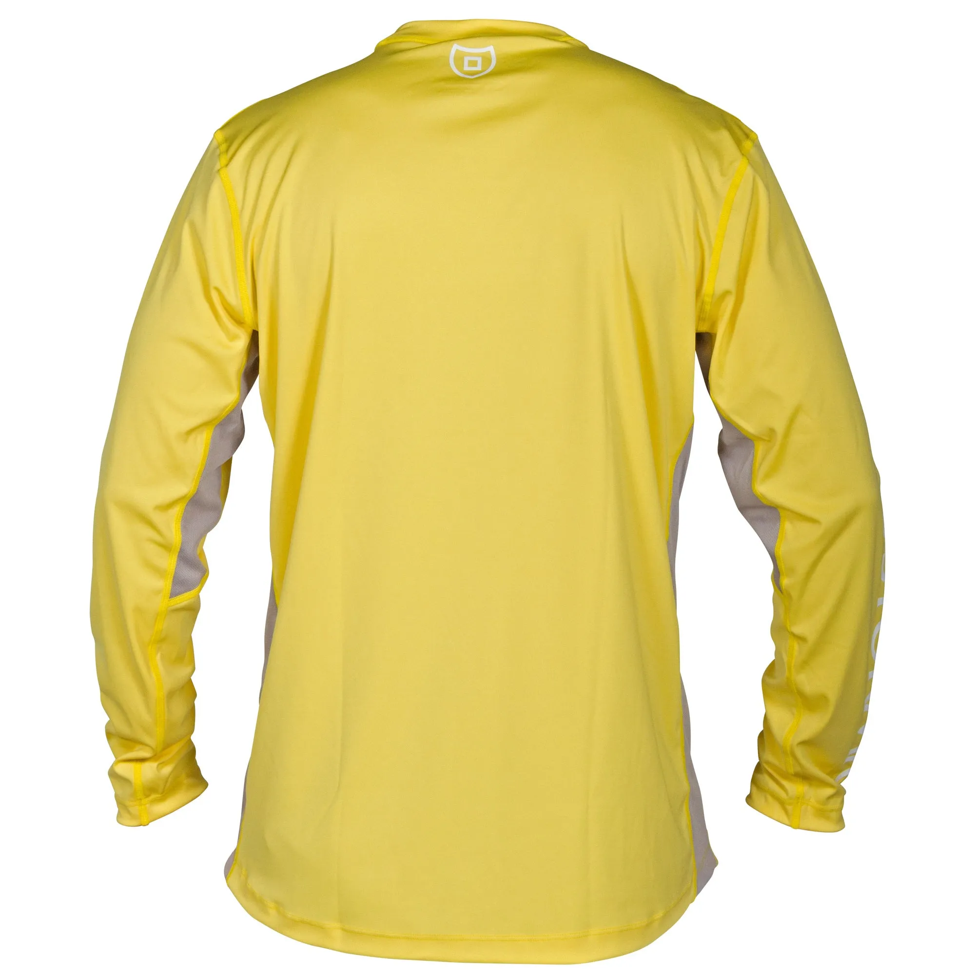 Stormr Mens L/S UV Shield Shirt Yellow Polyester 50  Wicking