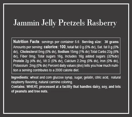 Sweetables | Jammin Jelly Pretzels Raspberry