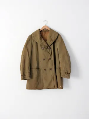 vintage US winter army coat